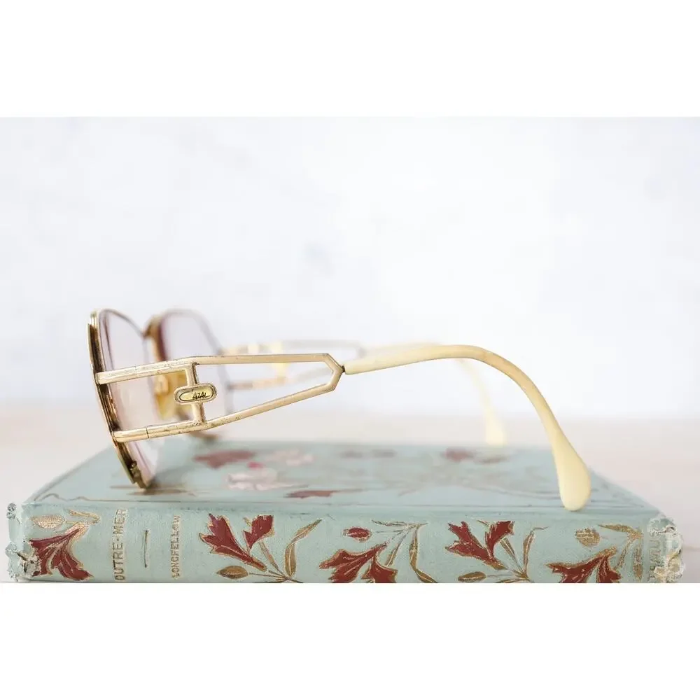 Vintage Cazal 1980s Eyeglass Frames West Germany Multicolor Street Hip Hop